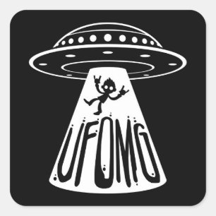 PEGATINA CUADRADA UFOMG
