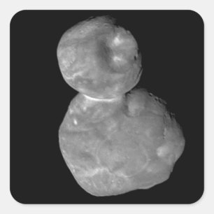 Pegatina Cuadrada Ultima Thule Arrokoth Kuiper Belt (objeto)