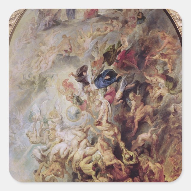Pegatina Cuadrada Último fallo "pequeño", c.1620 (Anverso)