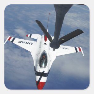 Pegatina Cuadrada Un Altus KC-135 Stratotanker