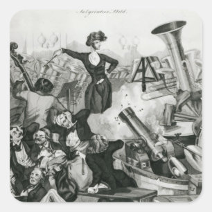 Pegatina Cuadrada Un concierto de Héctor Berlioz