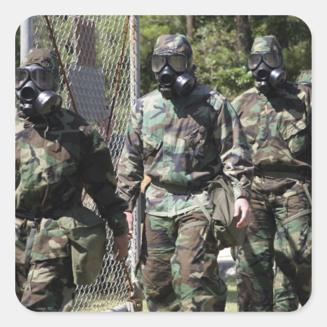 Pegatina Cuadrada Un grupo de participantes del Desafío Solar (Anverso)