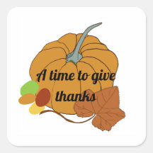 Un momento para dar gracias calabaza y hoja