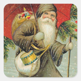 Pegatina Cuadrada Un Navidad feliz para ti