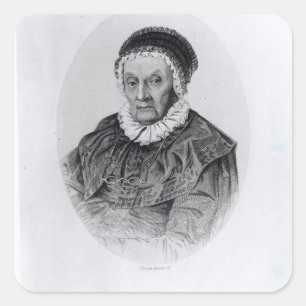 Pegatina Cuadrada Un pastor