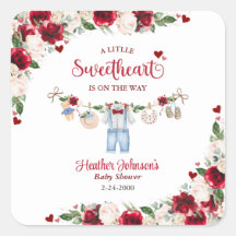 Un pequeño San Valentín niño Baby Shower