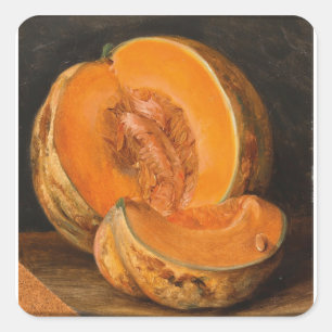 Pegatina Cuadrada Una Calabaza - Josef Navrátil