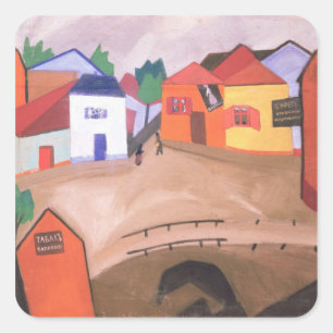 Pegatina Cuadrada Una calle, los años 10