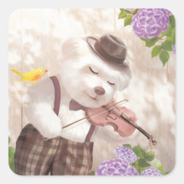 Pegatina Cuadrada Una canción para ti