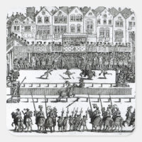 Una escena de jousting