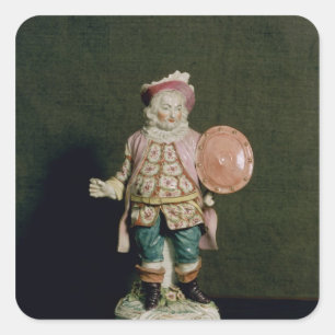 Pegatina Cuadrada Una figura Derby de Falstaff