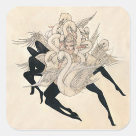 Pegatina Cuadrada Una Lamentación