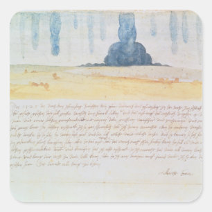 Pegatina Cuadrada Una visión