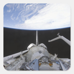 Pegatina Cuadrada Una vista parcial del nodo de la tranquilidad