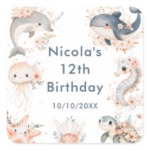 Under The Sea Animals Birthday Party