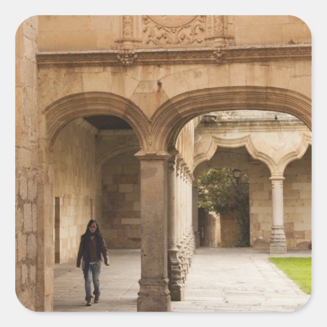 Pegatina Cuadrada Universidad de Salamanca (Anverso)
