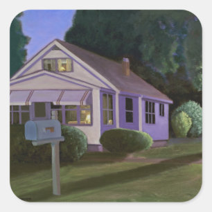 Pegatina Cuadrada Upstairs Downstairs 2006