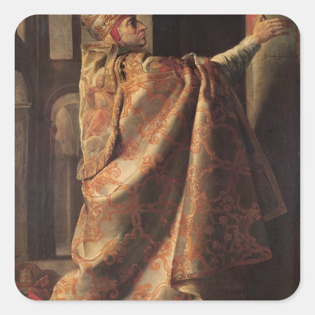 Pegatina Cuadrada Urbano II (Anverso)