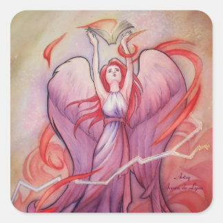 Pegatina Cuadrada Uriel