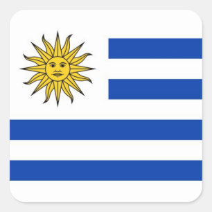 Pegatina Cuadrada Uruguay