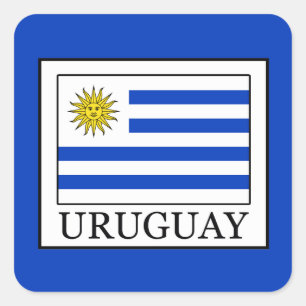 Pegatina Cuadrada Uruguay