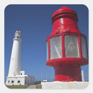 Pegatina Cuadrada Uruguay, Departamento de Rocha, La Paloma. Cabo Sa