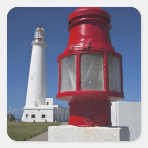 Pegatina Cuadrada Uruguay, departamento de Rocha, La Paloma. Cabo Sa