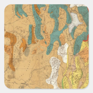 Pegatina Cuadrada Utah 4