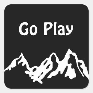 Pegatina Cuadrada Va el juego