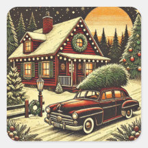 Vacaciones de Navidades retro