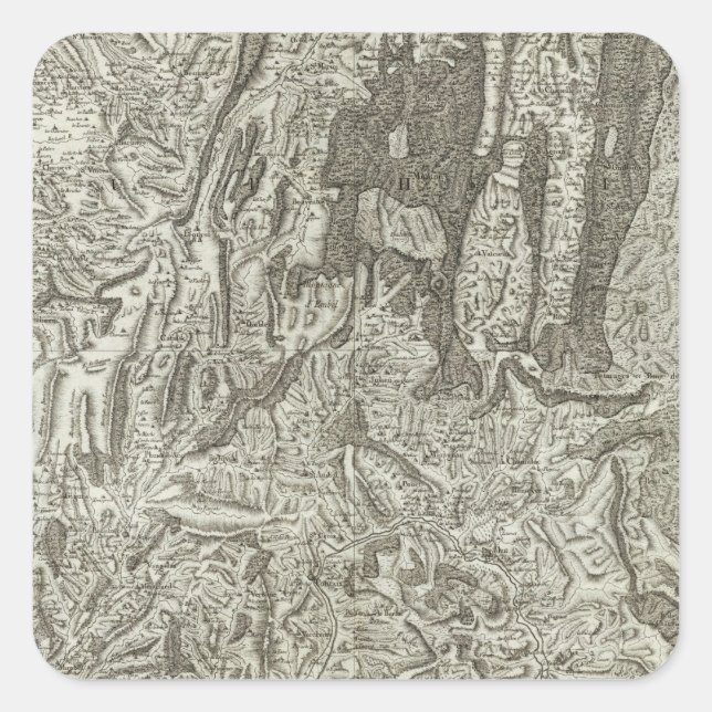 Pegatina Cuadrada Valence (Anverso)