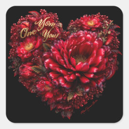Pegatina Cuadrada Valentine’s Day Stickers | Cute, Romantic 
