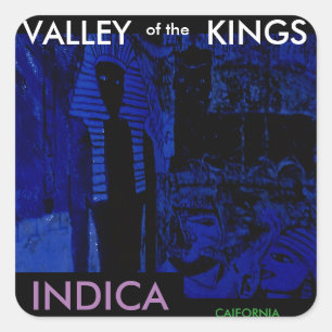PEGATINA CUADRADA VALLE DE LA INDICA DE LOS REYES