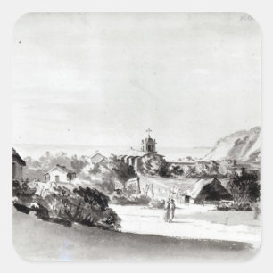 Pegatina Cuadrada Valparaiso