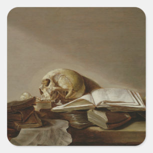 Pegatina Cuadrada Vanitas 2