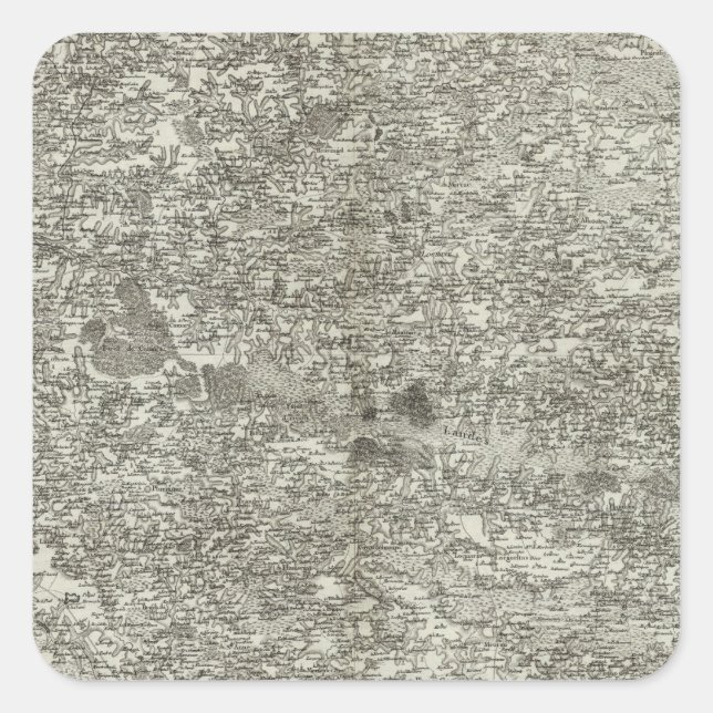 Pegatina Cuadrada Vannes (Anverso)