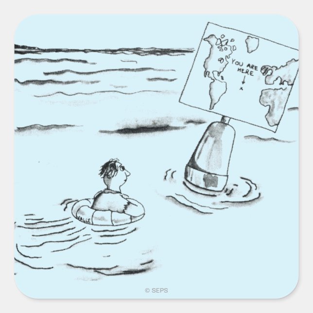 Pegatina Cuadrada Varado (Anverso)