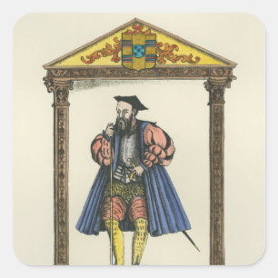 Pegatina Cuadrada Vasco da Gama