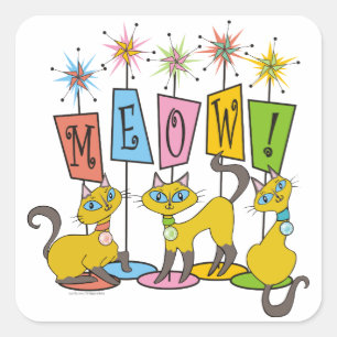 Pegatina Cuadrada ¡Vaya!