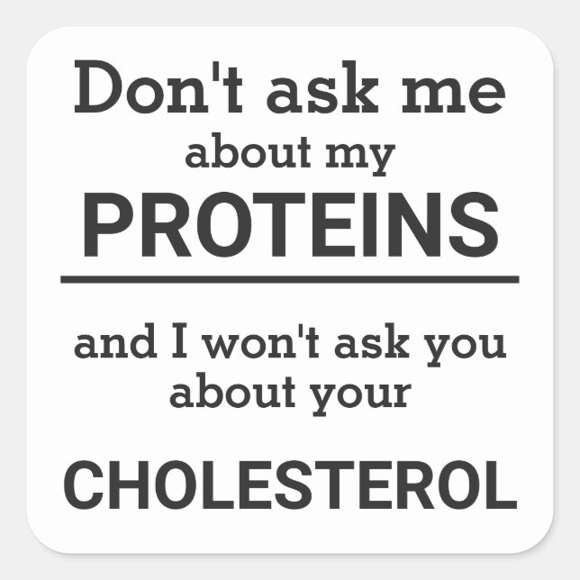 Pegatina Cuadrada Vegan - no me preguntes por mi diversión en las pr (Anverso)