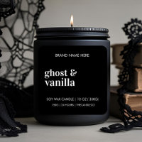 Vela fantasma y vainilla | Blanco y negro personal