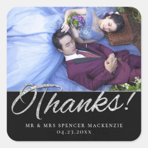 Pegatina Cuadrada Velvet Onyx Grunge   Foto de Vampy Jet Black