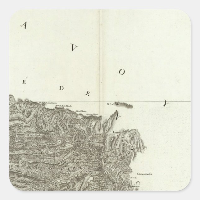 Pegatina Cuadrada Vence (Anverso)