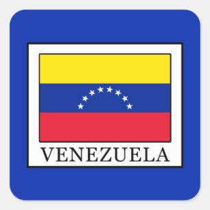 Pegatina Cuadrada Venezuela