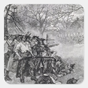 Pegatina Cuadrada Verde de Lexington