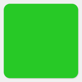 Pegatina Cuadrada Verde lima