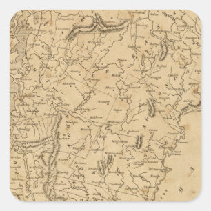 Pegatina Cuadrada Vermont 5