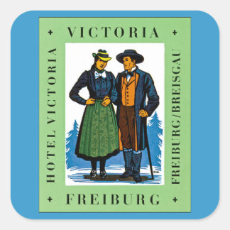 Pegatina Cuadrada Victoria ~ Freiburg