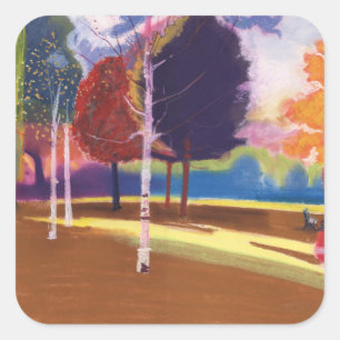 Pegatina Cuadrada Victoria Park Bath