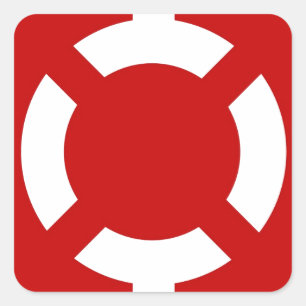 Pegatina Cuadrada Vida